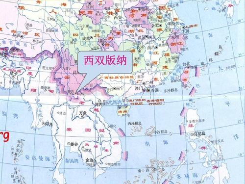 西双版纳的地图-西双版纳的地图位置