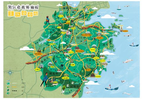 浙江旅游地图-浙江旅游地图景点地图