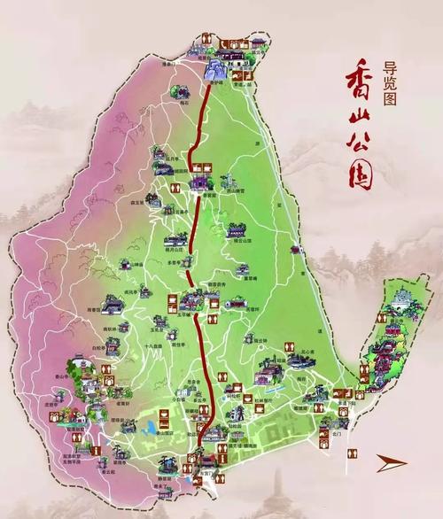 香山地图-香山地图详细地图