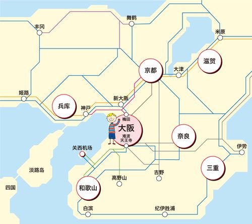 日本大阪地图-日本大阪地图高清中文版