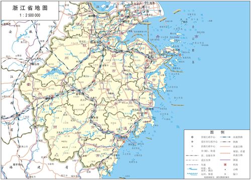 浙江-浙江省地图