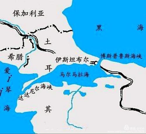 博斯普鲁斯海峡-博斯普鲁斯海峡地图