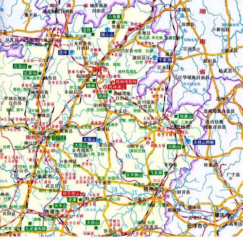 广西地图查询-广西地图查询高清版大图