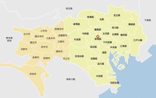 东京地图-东京地图全图 中文