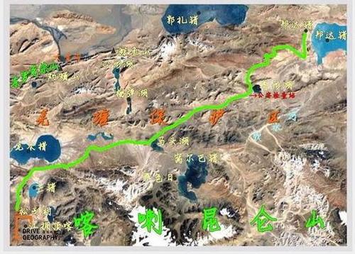 西藏羌塘-西藏羌塘无人区地图