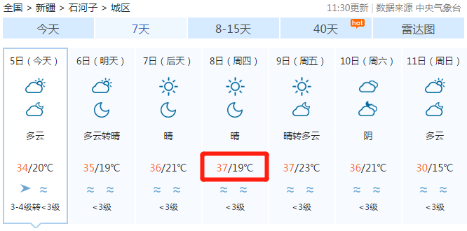 石河子天气-石河子天气气预报